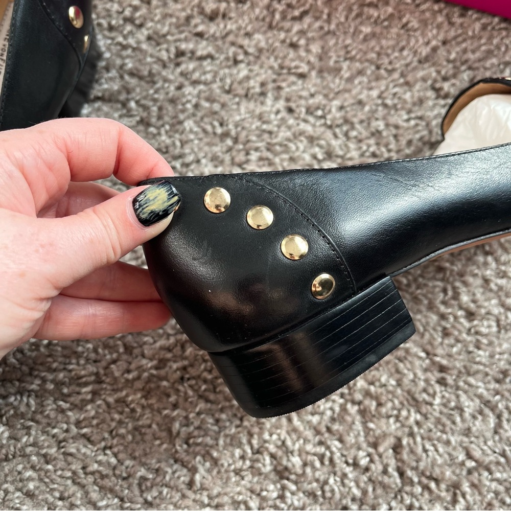 EUC Diane Von Furstenberg Candence Flat size 8 in Black - Picture 6 of 9